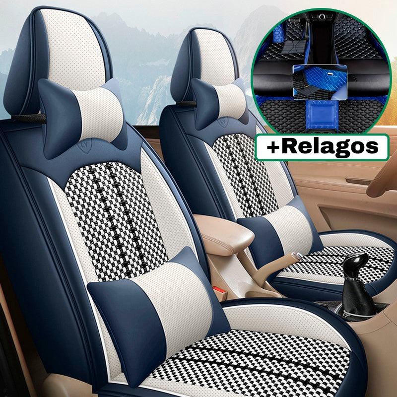 AutoLux™ – Funda Premium para Auto de Cuero con Estilo y Confort + Regalos Exclusivos